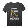 Tausche Schwester gegen Bagger T-Shirt - Lustiges Geschwister Shirt für Jungen, ideal für Geburtstag, Kindergarten & Spielplatz