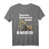 Tausche Schwester gegen Bagger T-Shirt - Lustiges Geschwister Shirt für Jungen, ideal für Geburtstag, Kindergarten & Spielplatz
