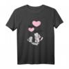 Große Schwester Katzen Geschenk Idee - T-Shirt für angehende große Schwestern mit süßen Katzenmotiven, ideal für Babyparty & Schwangerschaftsverkündung