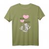 Große Schwester Katzen Geschenk Idee - T-Shirt für angehende große Schwestern mit süßen Katzenmotiven, ideal für Babyparty & Schwangerschaftsverkündung
