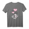 Große Schwester Katzen Geschenk Idee - T-Shirt für angehende große Schwestern mit süßen Katzenmotiven, ideal für Babyparty & Schwangerschaftsverkündung