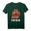 Papibär Vater Tochter Sohn Geschwister Zwillings T-Shirt - Perfektes Vatertags- oder Geburtstagsgeschenk für Väter mit Neugeborenen