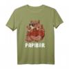 Papibär Vater Tochter Sohn Geschwister Zwillings T-Shirt - Perfektes Vatertags- oder Geburtstagsgeschenk für Väter mit Neugeborenen