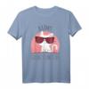 Big Sister 2022 Katzen T-Shirt – Niedliches Geschenk für bald große Schwester, perfekt für Babyparty & Schwangerschaftsverkündung