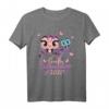 Große Schwester 2021 T-Shirt mit Eulen - Süße Geschenkidee für angehende große Schwestern bei Babyparty, Schwangerschaftsverkündung & Baby-Shower