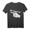 Er war's Sie war's Du warst es Comic Hand Fun T-Shirt – Lustiges Sarkasmus-Statement für Partner, Geschwister & Humorvolle Anlässe