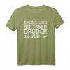 Geschwister: Einzelkind Großer Bruder 2021 - Bruder Sprüche T-Shirt für Familie & Geburtstag