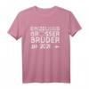 Geschwister: Einzelkind Großer Bruder 2021 - Bruder Sprüche T-Shirt für Familie & Geburtstag