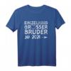 Geschwister: Einzelkind Großer Bruder 2021 - Bruder Sprüche T-Shirt für Familie & Geburtstag