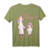 Große Schwester 2021 Einhorn T-Shirt – Niedliches Geschenkidee für Geschwister, Märchen- und Fabelwesen-Liebhaber