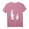 Große Schwester 2021 Einhorn T-Shirt – Niedliches Geschenkidee für Geschwister, Märchen- und Fabelwesen-Liebhaber