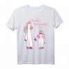 Große Schwester 2021 Einhorn T-Shirt – Niedliches Geschenkidee für Geschwister, Märchen- und Fabelwesen-Liebhaber