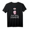 Kleine Lieblingsschwester Eule Eulen Geschwister T-Shirt – Perfektes Geschenk zur Geburt, Baby Shower & Gender Reveal für Geschwister, Oma, Mama & Familie