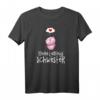 Kleine Lieblingsschwester Eule Eulen Geschwister T-Shirt – Perfektes Geschenk zur Geburt, Baby Shower & Gender Reveal für Geschwister, Oma, Mama & Familie