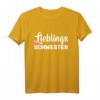 Lieblingsschwester T-Shirt – Perfektes Geschenk für die beste Schwester von Bruder oder Schwester