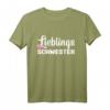 Lieblingsschwester T-Shirt – Perfektes Geschenk für die beste Schwester von Bruder oder Schwester