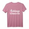 Lieblingsschwester T-Shirt – Perfektes Geschenk für die beste Schwester von Bruder oder Schwester