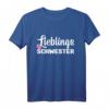 Lieblingsschwester T-Shirt – Perfektes Geschenk für die beste Schwester von Bruder oder Schwester