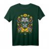 Dia De los Muertos Sonnenblume Mexikanischer Totenkopf Skelett Gitarre T-Shirt – Lustiges Festival-Outfit für mexikanische Kultur und Erbe