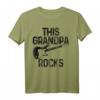 This Grandpa Rocks Opa Gitarrist Rock Musik T-Shirt – Vintage Design, Ideal als Geschenk für Gitarristen und Rockmusik-Fans