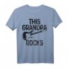 This Grandpa Rocks Opa Gitarrist Rock Musik T-Shirt – Vintage Design, Ideal als Geschenk für Gitarristen und Rockmusik-Fans