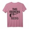 This Grandpa Rocks Opa Gitarrist Rock Musik T-Shirt – Vintage Design, Ideal als Geschenk für Gitarristen und Rockmusik-Fans