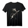 Rock Cat spielt Gitarre - Lustiges Katzen- und Rockmusik T-Shirt für Musiker, Katzenliebhaber und Rockfans