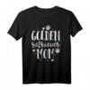 Golden Retriever Mom Paw Print T-Shirt - Perfektes Geschenk für Hundemütter, Tierliebhaber & Adoptierende Hundeeltern zu Weihnachten, Halloween, Muttertag & Geburtstagen