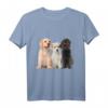 Damen Hunde Shirt - Weltbeste Hundemama Golden Retriever T-Shirt für Hundeliebhaber & Hundebesitzerinnen