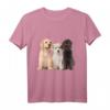 Damen Hunde Shirt - Weltbeste Hundemama Golden Retriever T-Shirt für Hundeliebhaber & Hundebesitzerinnen