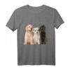 Damen Hunde Shirt - Weltbeste Hundemama Golden Retriever T-Shirt für Hundeliebhaber & Hundebesitzerinnen