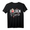 Golden Retriever Mama Geschenk Herz-Liebhaber T-Shirt für Frauen - Perfekt für Hundemamas, Tierliebhaber & Hundebesitzerinnen zu Weihnachten, Muttertag & Geburtstag