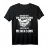 Ich bat Gott um einen Freund und er gab mir meinen Sohn T-Shirt – Personalisiertes Geschenk für frischgebackene Väter, Taufe & Vatertag