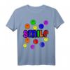 HapDog T-Shirt mit buntem Smiley-Text und fröhlichen Smileys - Künstlerisches Graffiti-Design für Naturliebhaber