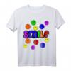 HapDog T-Shirt mit buntem Smiley-Text und fröhlichen Smileys - Künstlerisches Graffiti-Design für Naturliebhaber