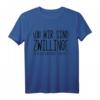 Zwillingsschwester Geschenk & Zwillingsbruder Spruch T-Shirt – Lustiges Geschwistergeschenk für Zwillinge egal ob Kinder oder Erwachsene