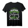Achtung seine Majestät der Opa Vatertagsgeschenk Spruch T-Shirt – Lustiges Design für den ersten Vatertag, Geburtstag oder Weihnachten für Großväter