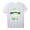 Achtung seine Majestät der Opa Vatertagsgeschenk Spruch T-Shirt – Lustiges Design für den ersten Vatertag, Geburtstag oder Weihnachten für Großväter