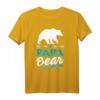 Herren Cooles Papa Bär Grafik Design - Vatertag Papa Geschenk T-Shirt für Camper, Familienväter & Zeltliebhaber