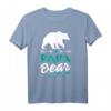 Herren Cooles Papa Bär Grafik Design - Vatertag Papa Geschenk T-Shirt für Camper, Familienväter & Zeltliebhaber
