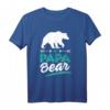Herren Cooles Papa Bär Grafik Design - Vatertag Papa Geschenk T-Shirt für Camper, Familienväter & Zeltliebhaber