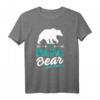 Herren Cooles Papa Bär Grafik Design - Vatertag Papa Geschenk T-Shirt für Camper, Familienväter & Zeltliebhaber