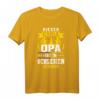 Schlesien Schlesier Opa Großvater Spruch T-Shirt mit Fahne - Lustiges Heimatmotiv für stolze Schlesier und Oberschlesier, Geschenkidee für Großväter