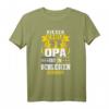 Schlesien Schlesier Opa Großvater Spruch T-Shirt mit Fahne - Lustiges Heimatmotiv für stolze Schlesier und Oberschlesier, Geschenkidee für Großväter