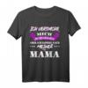 Kinder Ich versuche mich zu benehmen Mama Mädchen T-Shirt - Lustiges Geschenk zum Geburtstag für Mädchen und Mütter