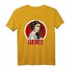 Star Wars Princess Leia REBEL Badge Graphic T-Shirt - Offizielles Lizenzprodukt