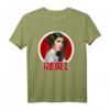 Star Wars Princess Leia REBEL Badge Graphic T-Shirt - Offizielles Lizenzprodukt