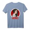 Star Wars Princess Leia REBEL Badge Graphic T-Shirt - Offizielles Lizenzprodukt