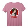 Star Wars Princess Leia REBEL Badge Graphic T-Shirt - Offizielles Lizenzprodukt