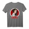 Star Wars Princess Leia REBEL Badge Graphic T-Shirt - Offizielles Lizenzprodukt